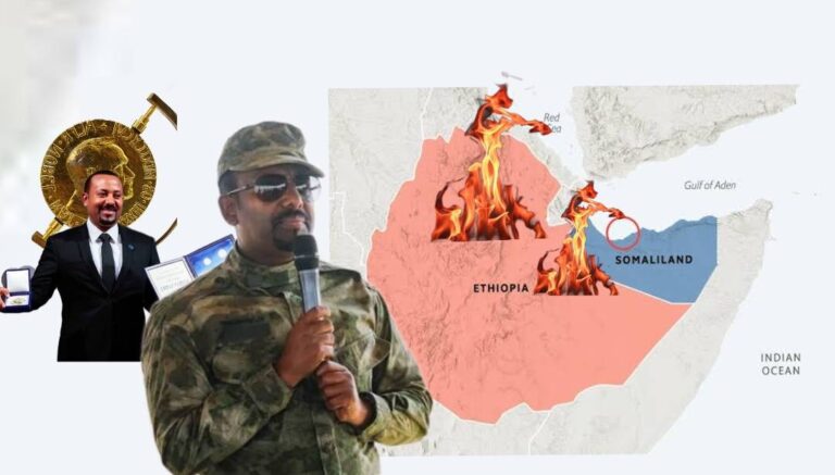 Abiy Ahmed, winnaar van de Nobel vredesprijs, leidt Ethiopië van de ene naar de volgende oorlog en destabiliseert de Hoorn van Afrika